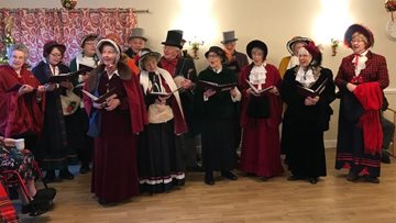 Residents enjoy beautiful carol service at Cherry Willingham care home